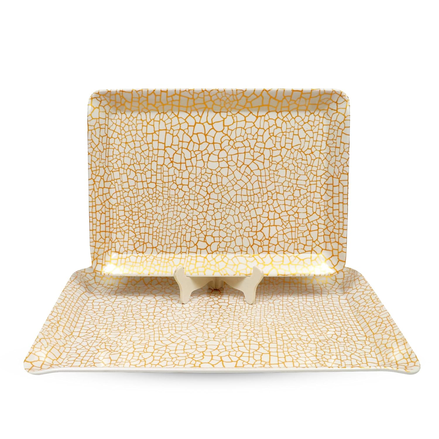 Ariya Melamine Serving Tray Set of 2 – Giraffe Pattern | 603,604