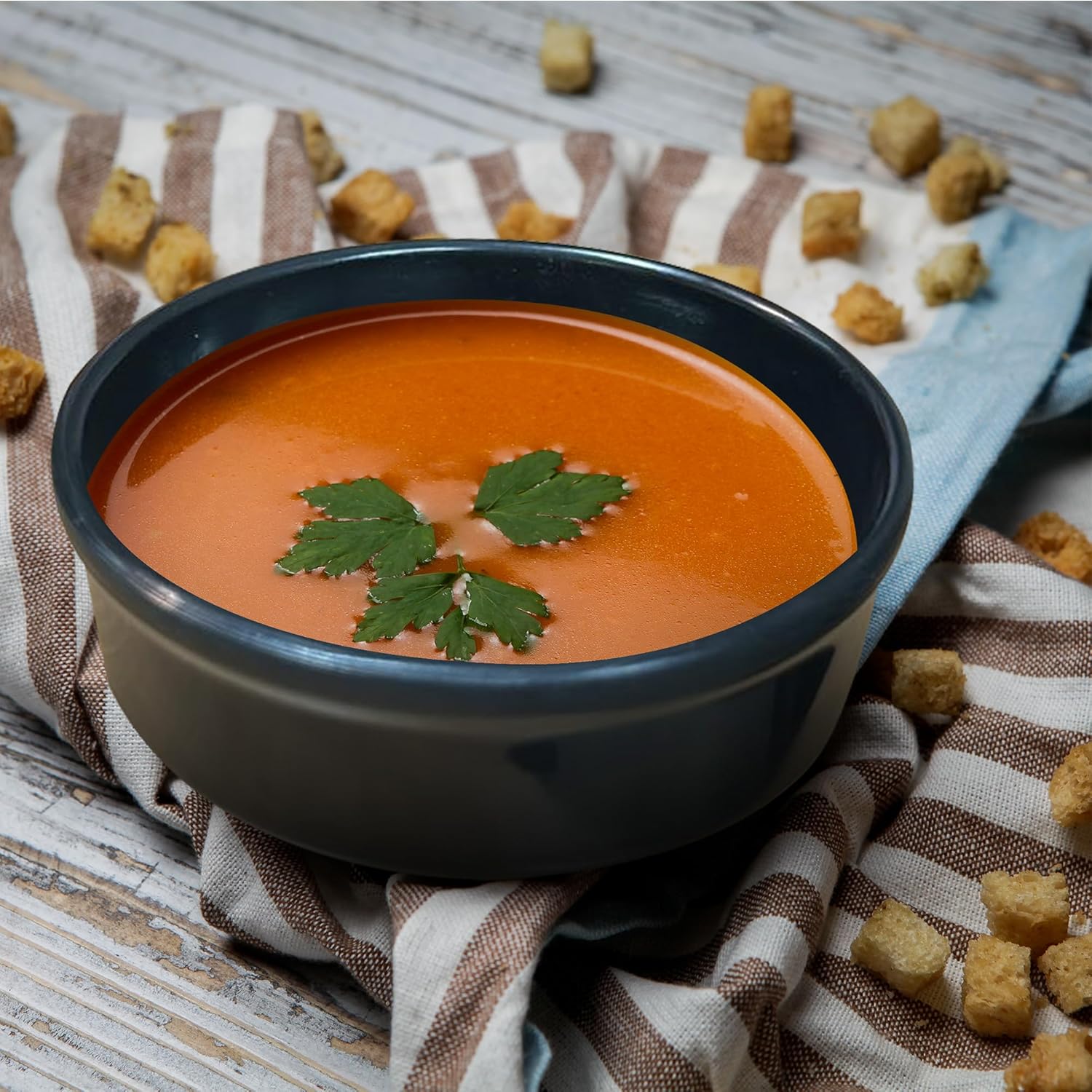 Ariya 4.5" Melamine Soup Bowls Set of 12 | Black, 350ml | 584