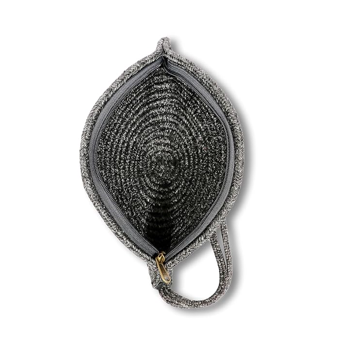 Ariya Ethnic Boho Clutch Bag – Woven Cotton Handbag for Women