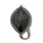 ARIYA Stylish Unique Handmade Black (PP & Cotton Blend) Clutch Bag with 2 Flower, Perfect for Parties, Weddings & Everyday Outings