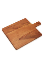 Ariya 14x10 Inch Acacia Wood Square Serving Platter with Handle