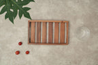 Ariya 10" Acacia Wooden Serving Tray with Handles – Handcrafted for Snacks & Drinks