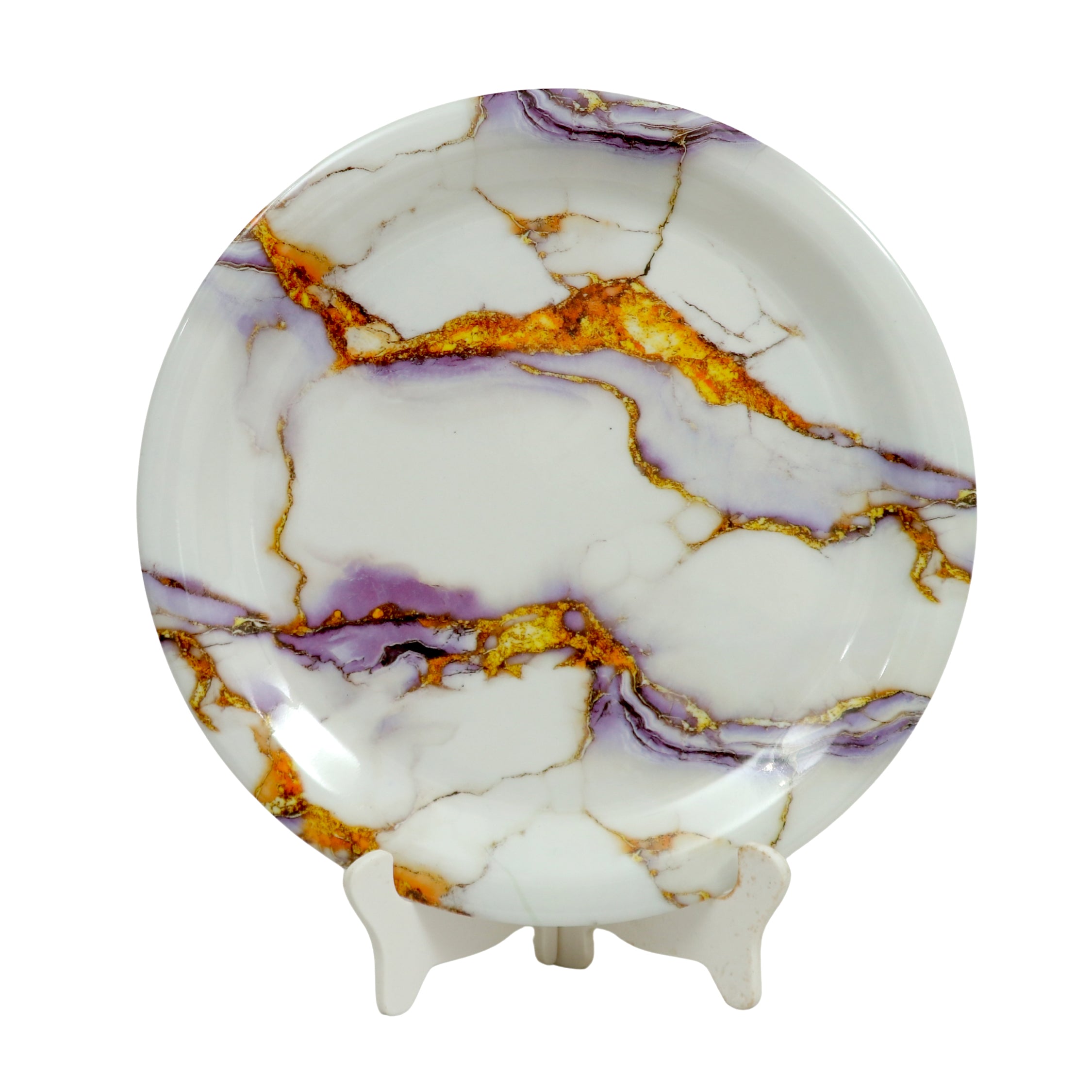 Ariya Melamine 11 Inch Multicolor P15 Serving Plate 6 Pc