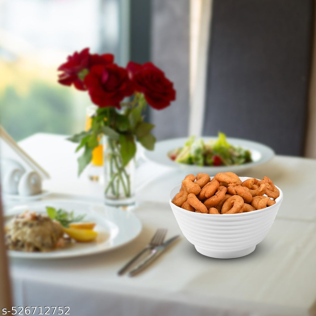 Ariya Melamine Bowl Set | Pack of 4 | Durable & Easy-to-Clean