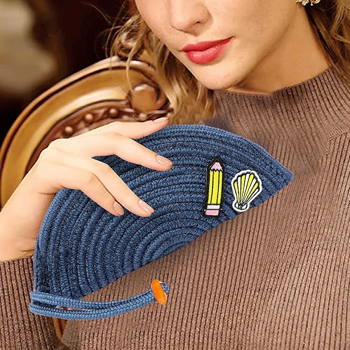 Ariya Ethnic Boho Clutch Bag – Woven Cotton Handbag for Women