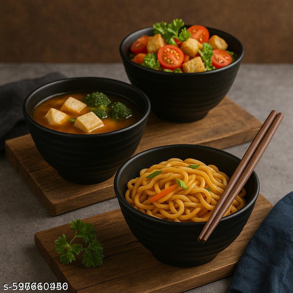 Ariya Melamine Bowl Set | Pack of 4 | Durable & Easy-to-Clean