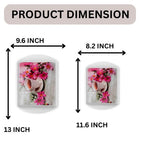 Ariya Melamine Rectangle Serving Tray Set of 2 – Multicolor, Easy to Clean