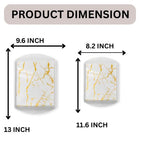 Ariya Melamine Rectangle Serving Tray Set of 2 – Multicolor, Easy to Clean