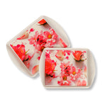 Ariya Melamine Rectangle Serving Tray Set of 2 – Multicolor, Easy to Clean