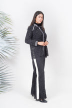 Ariya Threads  Black Aura Lace Co-Ord Set | Party Wear Outfit