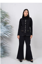 Ariya Threads  Season Black Denim Co-Ord | Trendy Women Set