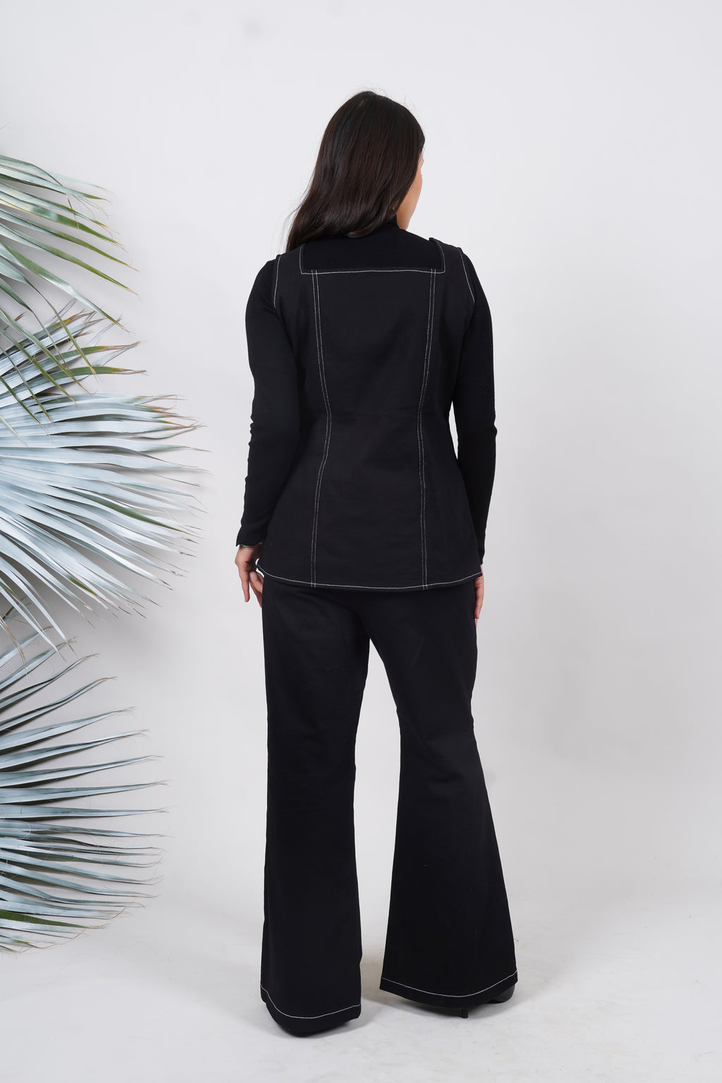 Ariya Threads  Season Black Denim Co-Ord | Trendy Women Set