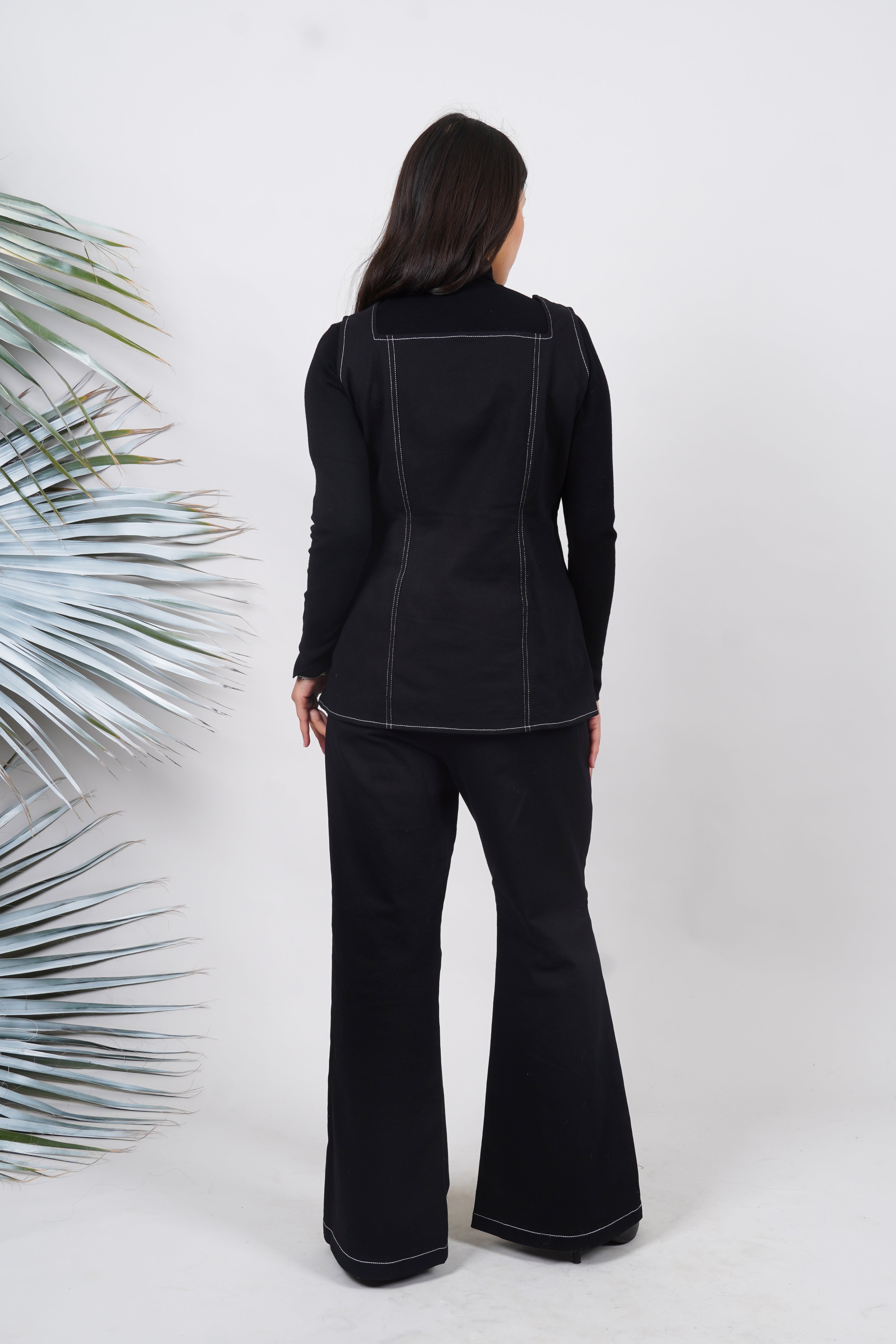 Ariya Threads  Season Black Denim Co-Ord | Trendy Women Set