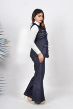 Ariya Threads  Season Denim Co-Ord Set for Women | Casual Wear