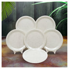 Ariya Melamine 11"Inch Dinner Plate | Gold-Cream | Pack of 6