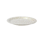 Ariya Melamine 11"Inch Dinner Plate | Off White-Golden | Pack of 4