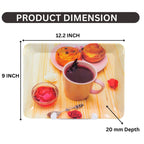 Ariya Melamine Tray Set of 2 Easy Clean Multicolor