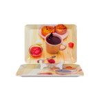 Ariya Melamine Tray Set of 2 Easy Clean Multicolor