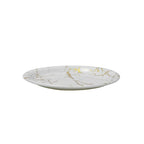 Ariya Melamine 11"Inch Dinner Plate | Off White-Golden | Pack of 4