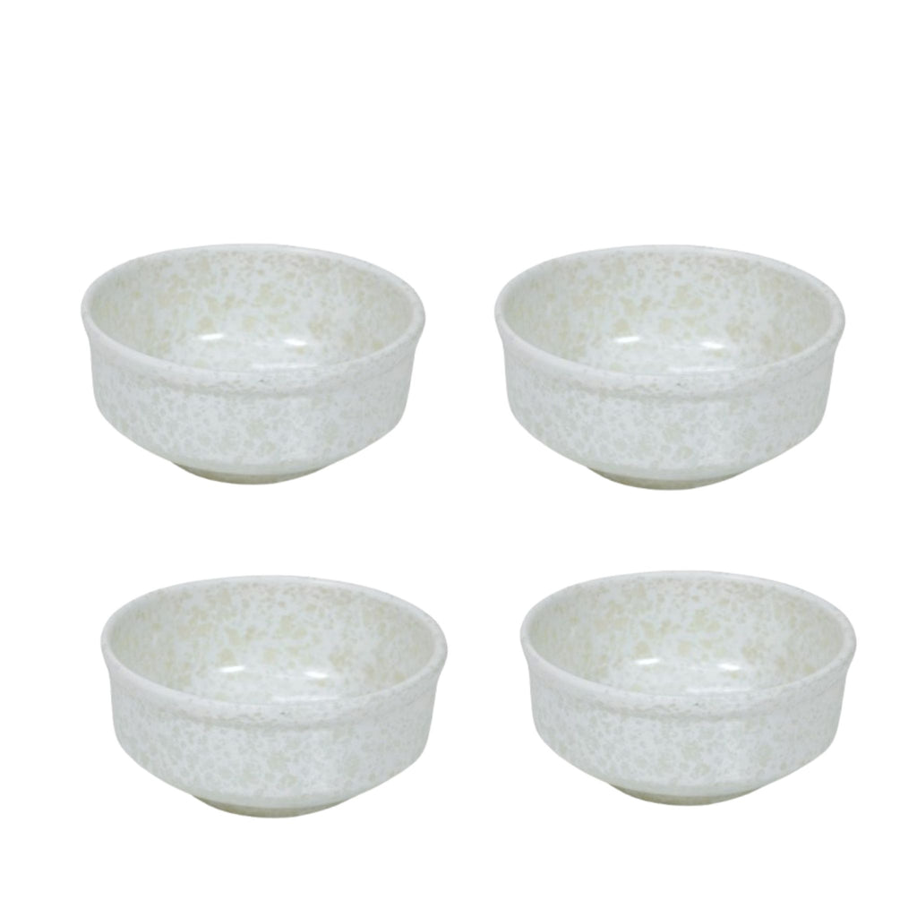 Ariya Mrbl Melamine Soup Bowl Set of 4 | Durable & Easy-to-Clean | Ideal for Home & Parties