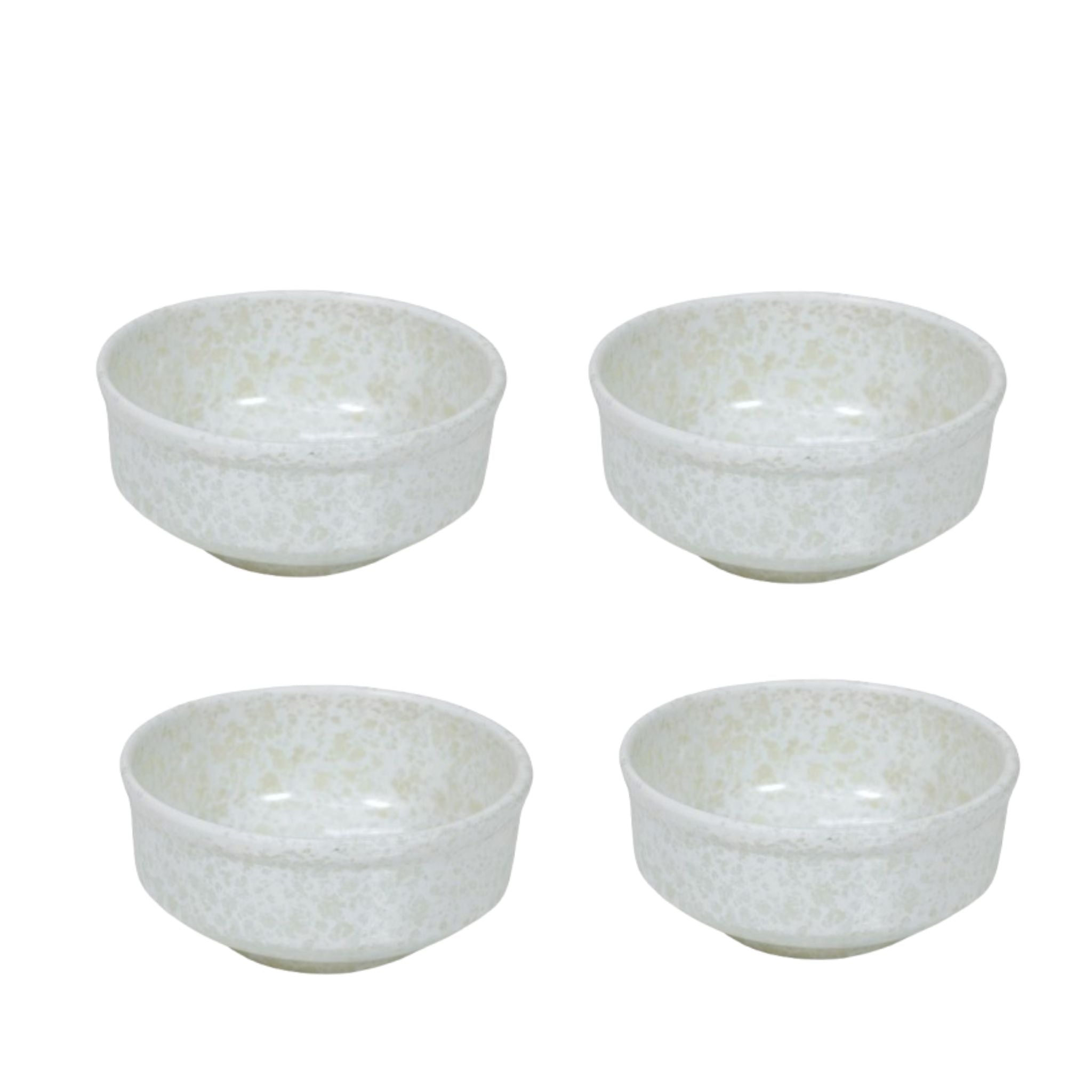 Ariya Mrbl Melamine Soup Bowl Set of 4 | Durable & Easy-to-Clean | Ideal for Home & Parties
