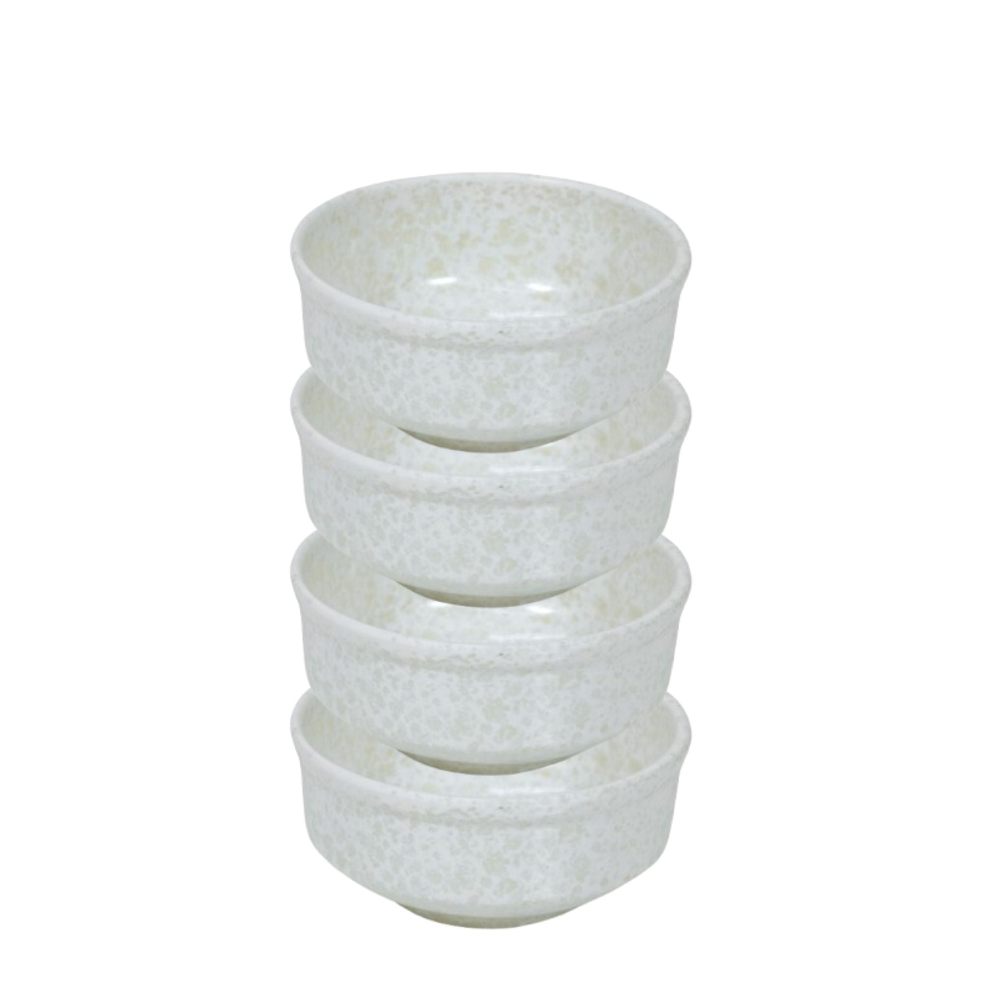 Ariya Mrbl Melamine Soup Bowl Set of 4 | Durable & Easy-to-Clean | Ideal for Home & Parties