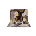 Ariya Serving Tray Set of 2 Multicolor Melamine