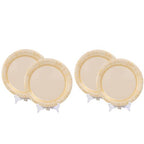 Ariya 11 Inch Melamine Dinner Plate Set | Pack of 4 | Durable & Lightweight