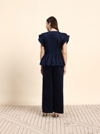 Midnight Pleated Co-ord Set