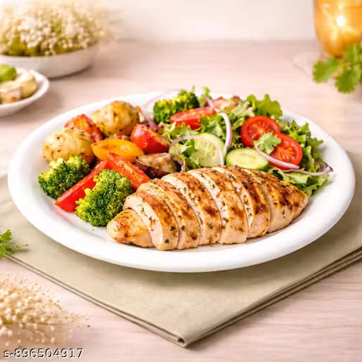 Ariya Melamine Dinner Plates 11 Inch Set of 24 | White