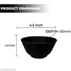 Ariya Melamine Bowl Set | Pack of 4 | Durable & Easy-to-Clean