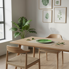 Ariya Melamine 11 Inch Green Serving Plate Set of 4