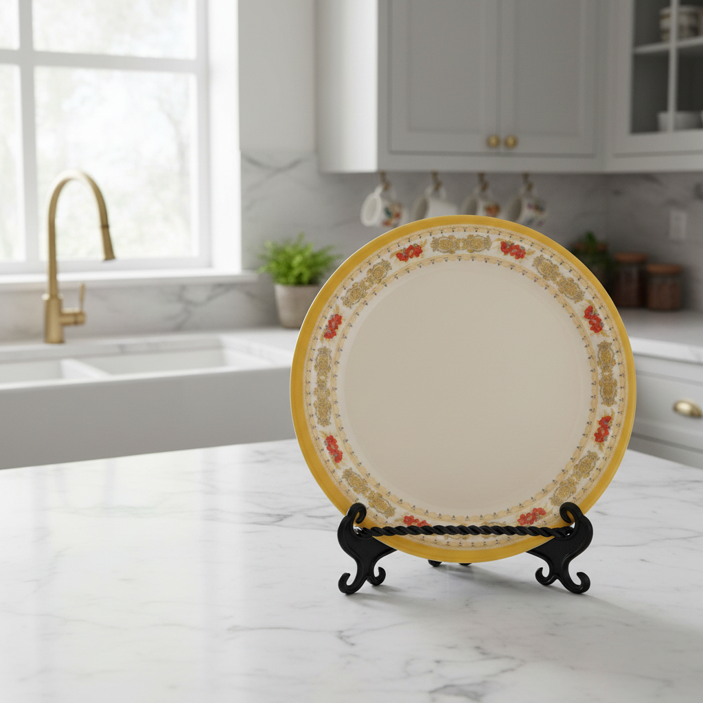 Ariya 11 Inch Melamine Dinner Plate Set | Pack of 4 | Durable & Lightweight