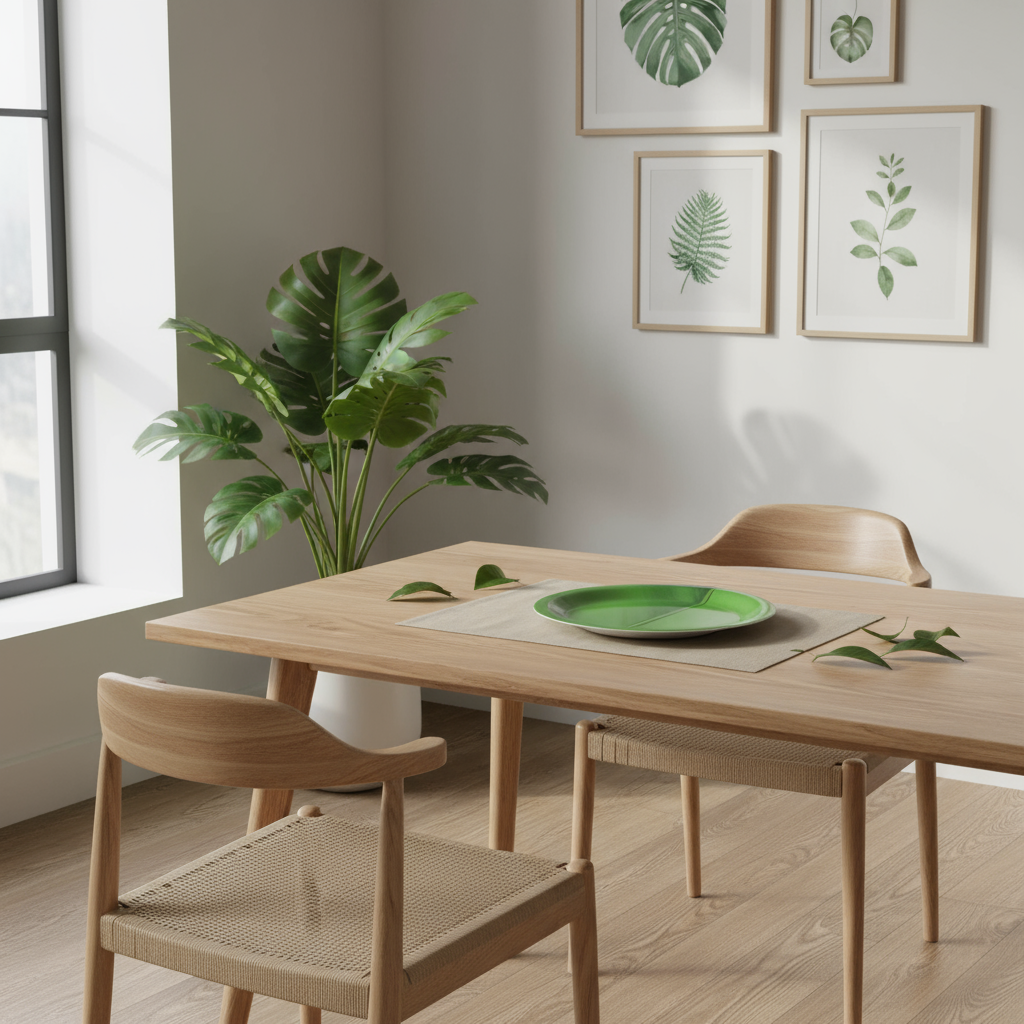 Ariya Melamine 11"Inch Dinner Plate | Green | Pack of 6