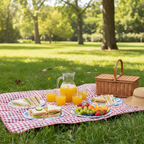Ariya Melamine 11"Inch Dinner Plate | White Blue Flower Border | Pack of 6