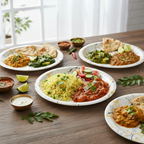 Ariya Melamine 11"Inch Dinner Plate | Cream-Black-Gold | Pack of 4