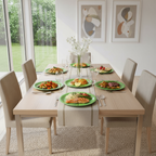 Ariya Melamine 11"Inch Dinner Plate | Green | Pack of 6