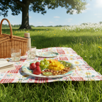 Ariya Melamine 11 Inch Multicolor P14 Serving Plate 4 Pc