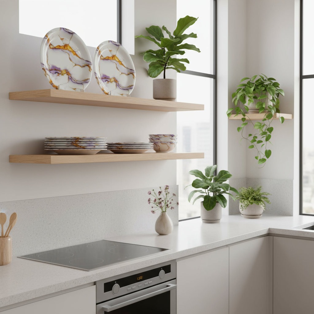 Ariya Melamine 11 Inch Multicolor P15 Serving Plate 4 Pc