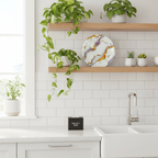 Ariya Melamine 11 Inch Multicolor P15 Serving Plate 4 Pc