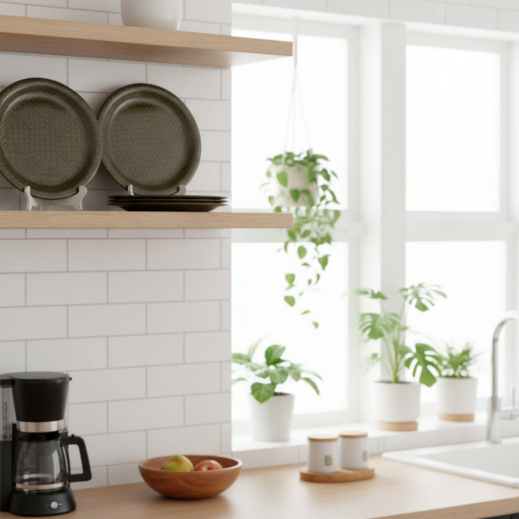 Ariya Melamine 11 Inch White Multi P9 Serving Plate 6 Pc