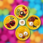 Ariya Melamine 11" Inch Dinner Plate | Yellow | Pack of 4