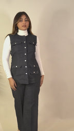 Ariya Threads  Season Denim Co-Ord Set for Women | Casual Wear