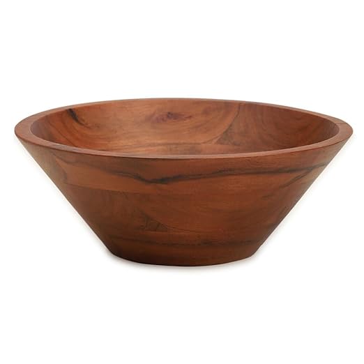 Ariya 16x7 Inch Acacia Wood Serving Platter with Handle – Snacks, Cheese & Fruits Tray