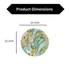 Ariya Melamine 11 Inch Multicolor P14 Serving Plate 4 Pc